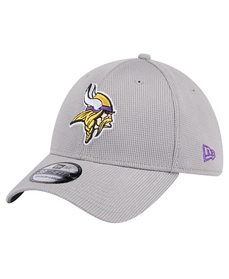 New Era Men's Gray Minnesota Vikings Active 39Thirty Flex Hat