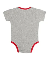 Outerstuff Newborn Infant Gray/White Philadelphia Phillies Two-Pack Play Ball Bodysuit Set