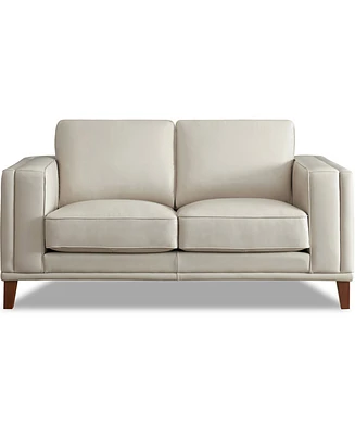 Lyon 66" Top Grain Leather Loveseat