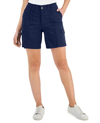 Style & Co Women's Comfort-Waist Cargo Shorts, Created for Macy's