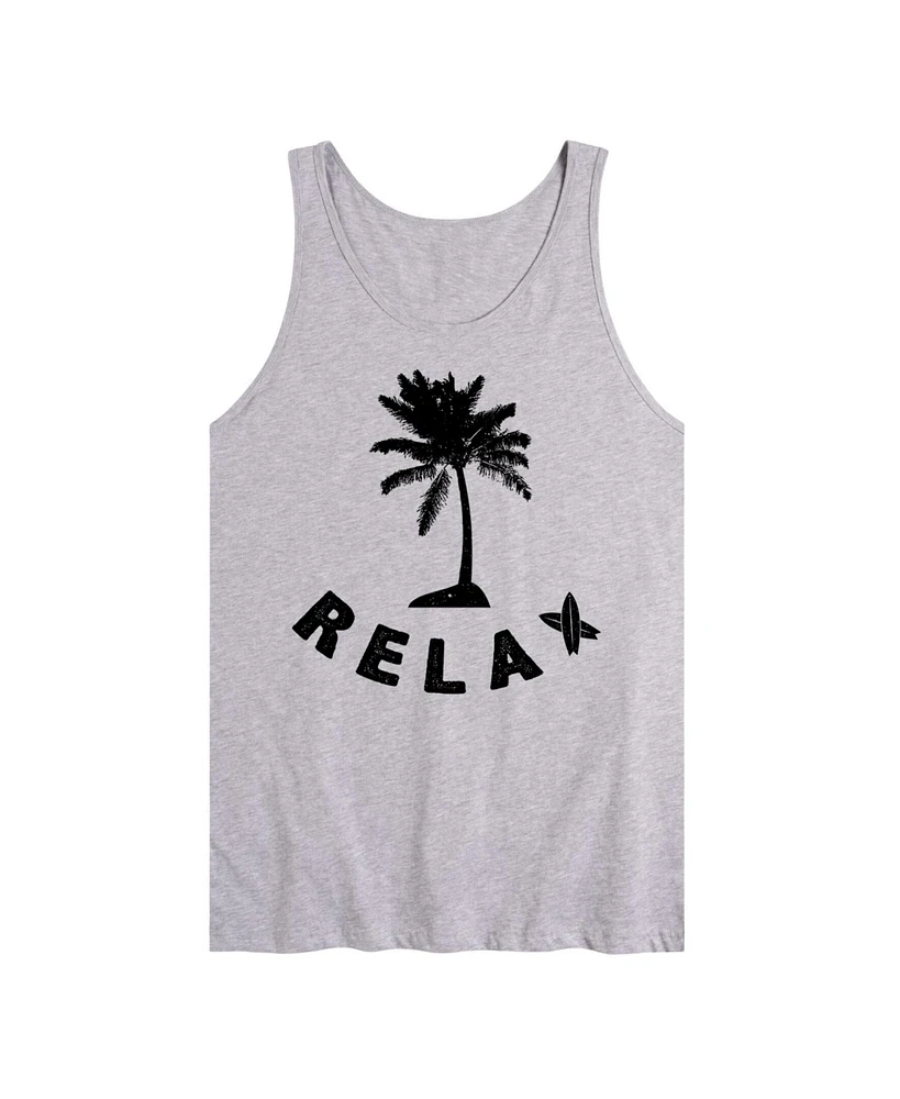 Hybrid Apparel Relax Palm Tree Mens Jersey Tank