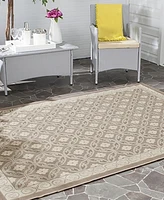 Safavieh Courtyard CY7810 Dark Beige and Beige 5'3" x 7'7" Outdoor Area Rug