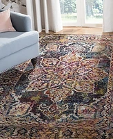 Safavieh Crystal CRS513 Navy and Light Blue 3' x 5' Area Rug