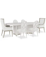 Warlington 7 Pc. Dining Set (Table, 4 Side Chairs & 2 Host Chairs)