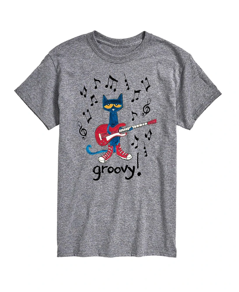 Hybrid Apparel Pete the Cat Groovy Mens Short Sleeve Tee