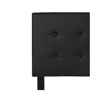 Button Tufted Full Upholstered Headboard