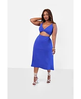 Rebdolls Plus Tap A Line Midi Skirt