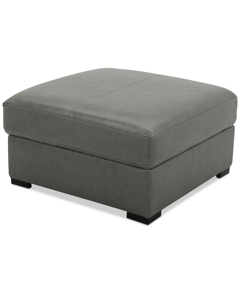 Radley 36" Leather Storage Ottoman, Created for Macy's