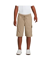 Lands' End Boys Stretch Canvas Utility Cargo Shorts