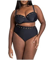 Eloquii Plus Grommet Detail Bikini Bottom