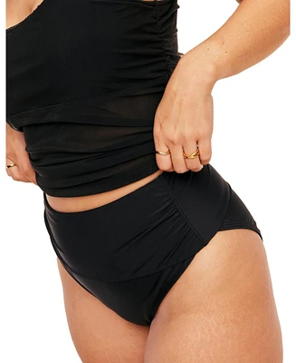 Marseille Women's Plus-Size Swimwear High Waist Bikini Panty
