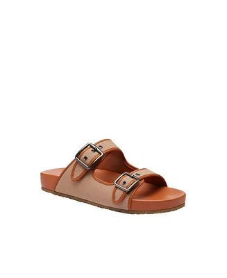 Coach Men's Canvas Buckle Strap Sandal