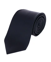 Trafalgar Big & Tall Sutton Solid Color Silk Necktie