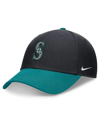 Nike Men's Navy/Teal Seattle Mariners Evergreen Club Performance Adjustable Hat
