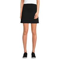 Lands' End Women's Active High Impact Rise Flat Front Skorts