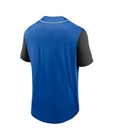 Fanatics Branded Men's Royal San Jose Earthquakes Balance Fashion Baseball Jersey