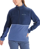 Marmot Women's Rocklin Half-Zip Colorblocked Fleece Jacket