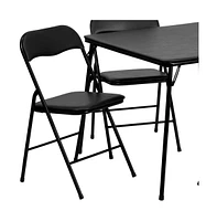 Emma+Oliver 5 Piece Folding Card Table And Chair Set