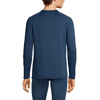 Lands' End Men's Long Sleeve Crew Neck Expedition Thermaskin Underwear Top