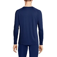 Lands' End Big & Tall Stretch Thermaskin Long Underwear Crew Base Layer