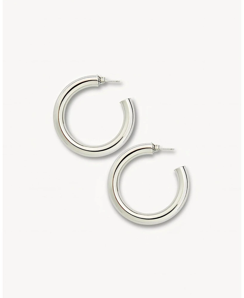 Machete 1.5" Perfect Hoops in Silver