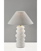 Adesso 25" Matte Ceramic Marcey Table Lamp