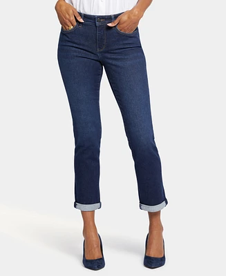 Nydj Women's Sheri Slim Ankle Roll Cuff Jeans