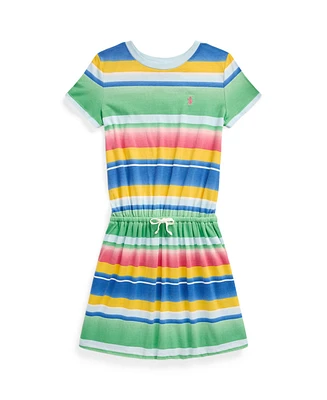 Polo Ralph Lauren Big Girls Striped Cotton Jersey T-shirt Dress