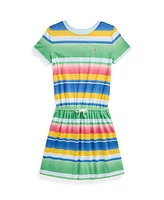 Polo Ralph Lauren Big Girls Striped Cotton Jersey T-shirt Dress