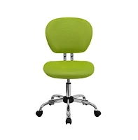 Emma+Oliver Mid-Back Mesh Padded Swivel Task Office Chair With Chrome Base