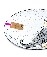Portmeirion Sara Miller Artisanne Noir Large Serving Platter