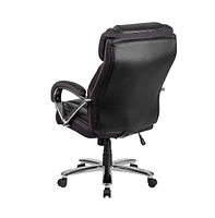Emma+Oliver 500 Lb. Big & Tall Leathersoft Executive Ergonomic Office Chair With Wide Seat