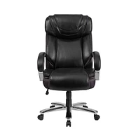 Emma+Oliver 500 Lb. Big & Tall Leathersoft Executive Ergonomic Office Chair With Wide Seat