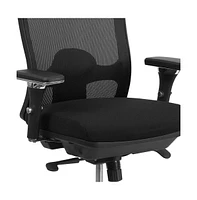 Emma+Oliver 24/7 Intensive Use Big & Tall 350 Lb. Rated Mesh Multifunction Swivel Ergonomic Office Chair With Synchro-Tilt