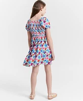 Epic Threads Girls Floral-Print Smocked Dress, Created for Macy's