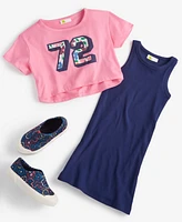 Epic Threads Girls 2-Pc. Ribbed Dress Set, Created for Macy's