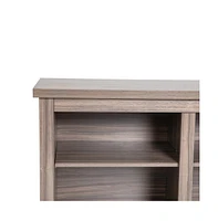 Merrick Lane Fincastle 6 Cubby 65" Tv Stand For Up To 80" Tv'S