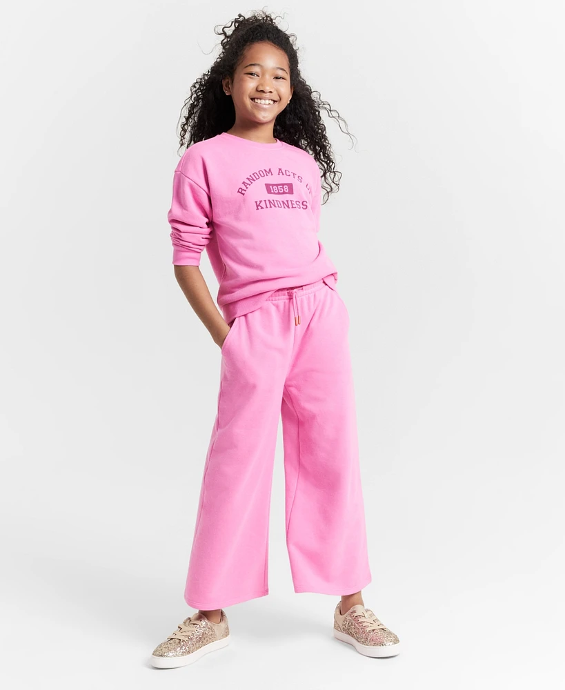 Epic Threads Girls Kindness Printed French Terry Sweatshirt, Created for Macy's