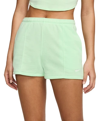 Nike Women's Sportswear Chill Terry High-Waisted Slim 2" French Shorts