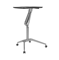 Emma+Oliver Mobile Sit-Down, Stand-Up Ergonomic Computer Desk - Standing