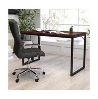 Berlin Computer Desk With Open Metal Frame