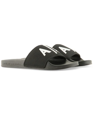 A|X Armani Exchange Men's Mykonos Slide Sandals