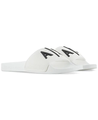 A|X Armani Exchange Men's Mykonos Slide Sandals