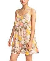 Roxy Juniors' Spring Adventure Floral-Print Cover-Up Dress