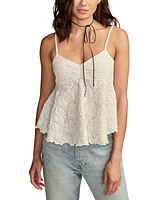 Lucky Brand Women's Floral Textured Camisole