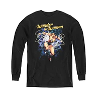 Justice League Boys of America Youth Starburst Long Sleeve Sweatshirts