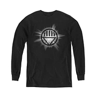 Green Lantern Boys Youth Glow Long Sleeve Sweatshirts