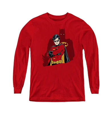 Batman Boys Youth Wingman Long Sleeve Sweatshirts