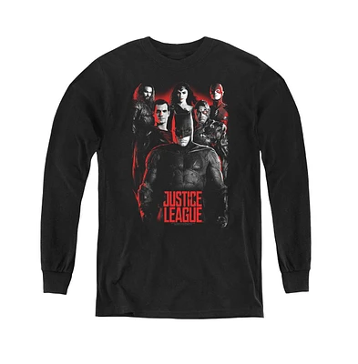 Justice League Boys Movie Youth The Long Sleeve Sweatshirts