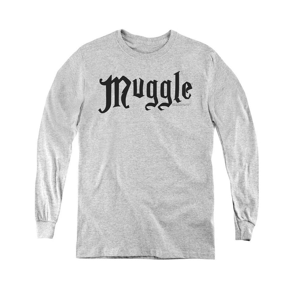 Harry Potter Youth Muggle Long Sleeve Sweatshirts